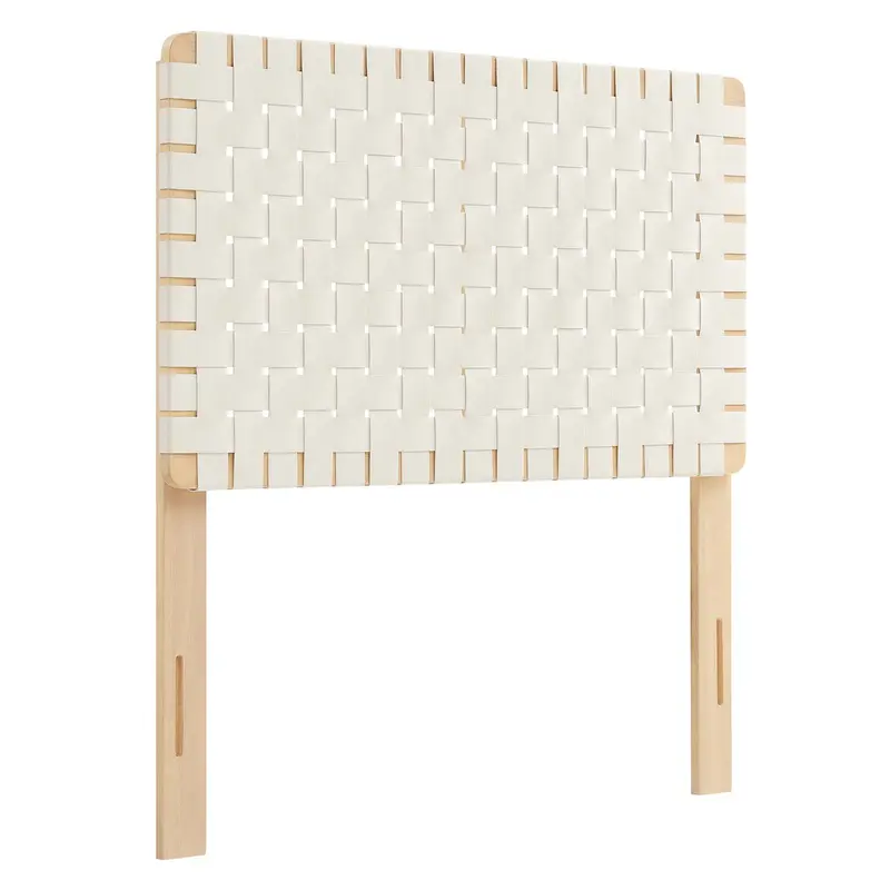 Sparta Weave Twin Vegan Leather Headboard By Modway - MOD-7121