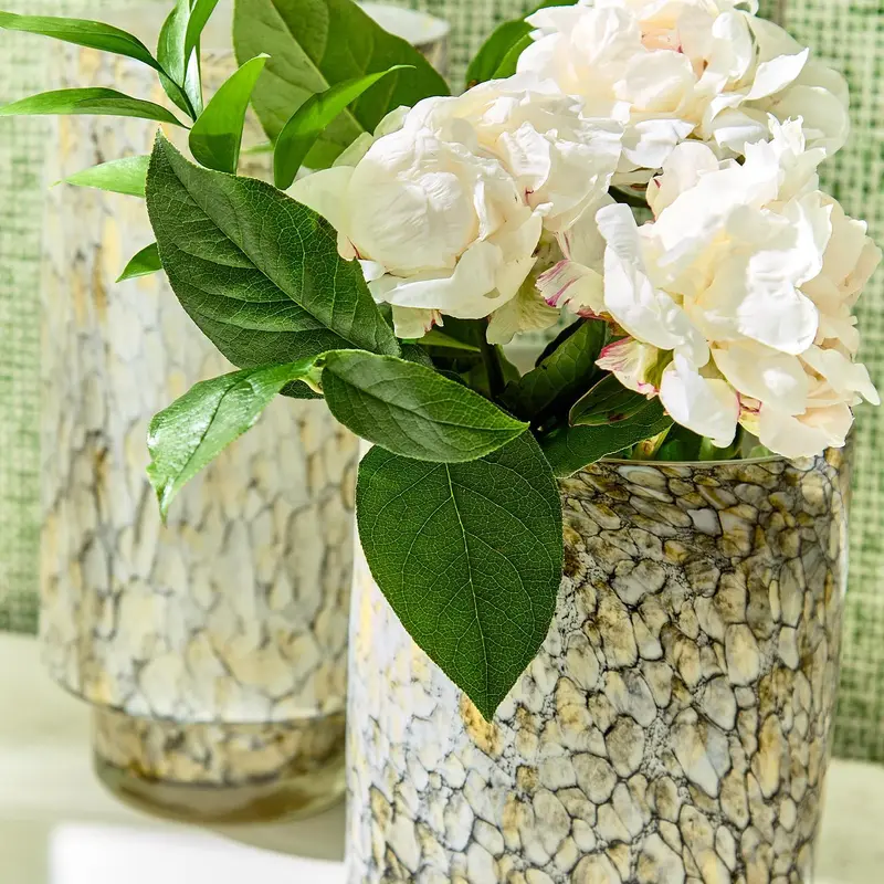 Speckled Candleholder/Vases Set Of 4 By Tozai Home