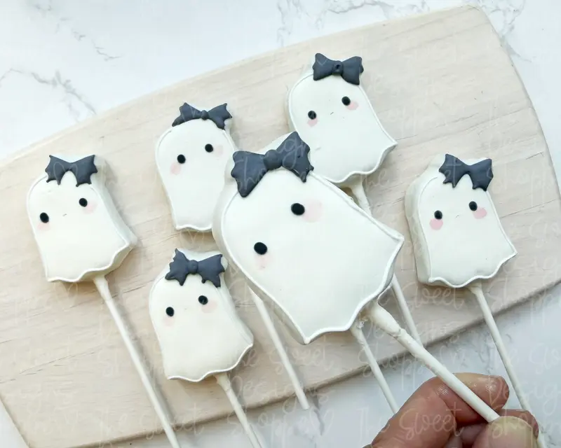 Spooky Era Ghost - Cake Pop Maker Set ( Cutter & Pusher)