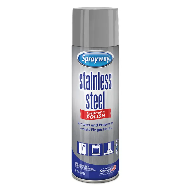Sprayway No Scent Stainless Steel Cleaner & Polish 15 oz Spray (Pack of 12) - Deal of The Week