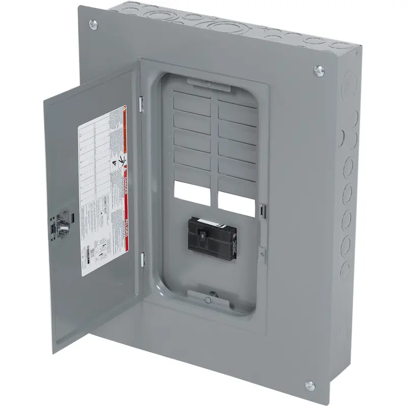 Square D 100 amps 120/240 V 12 space 24 circuits Combination Mount Meter Breaker Load Center - Open Box