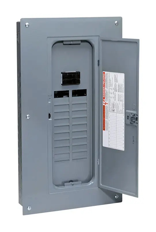 Square D HomeLine 100 amps 120/240 V 20 space 40 circuits Combination Mount Main Breaker Load Center - Open Box