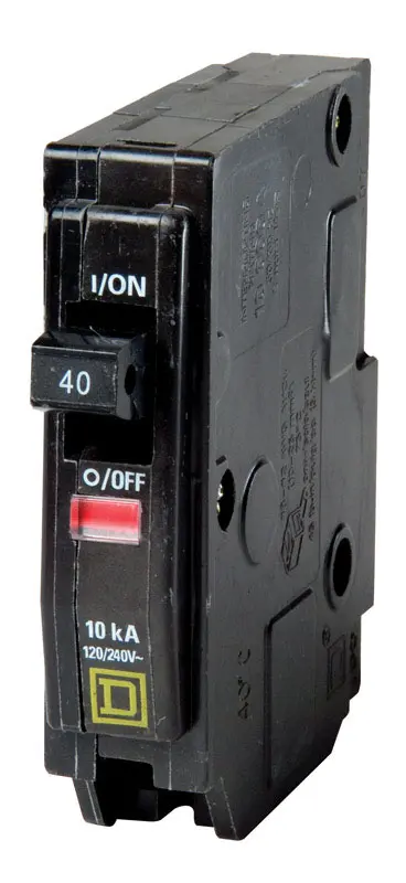 Square D QO 40 amps Plug In Single Pole Circuit Breaker - Deal of The Week