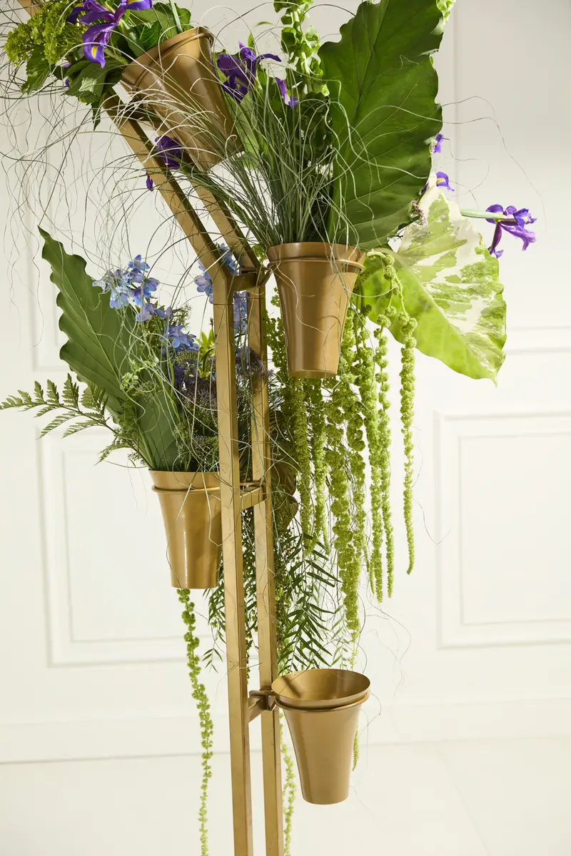 Square Frame Vase Attachment Set of 4 By Accent Decor