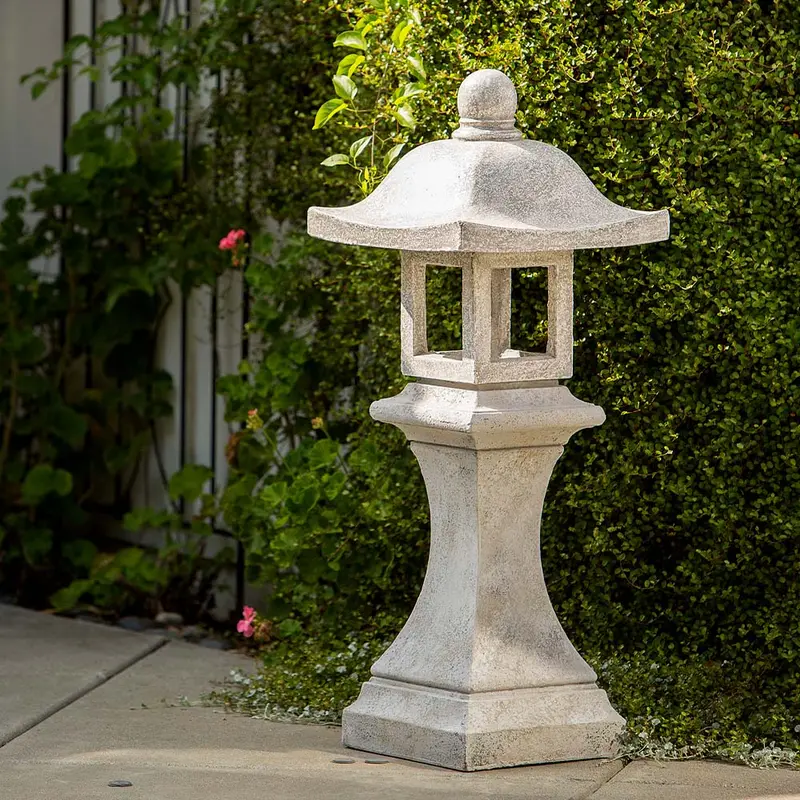 Square Japanese Garden Lantern By Garden Age Supply