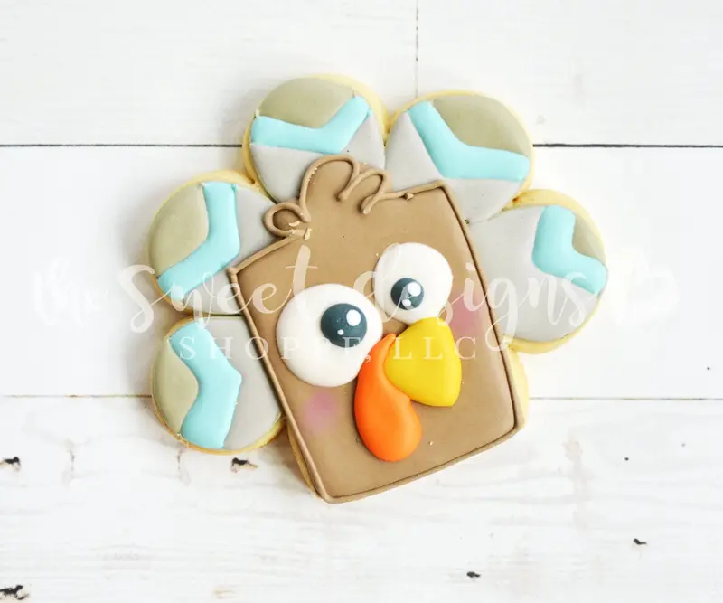 Square Turkey - Cookie Cutter