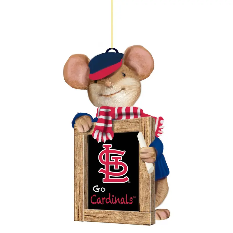 St Louis Cardinals, Holiday Mouse Ornament,3ot4225mou