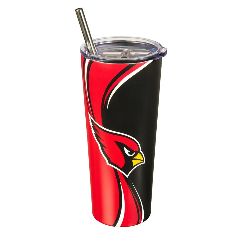Stainless Steel Tumbler, 20oz, Arizona Cardinals