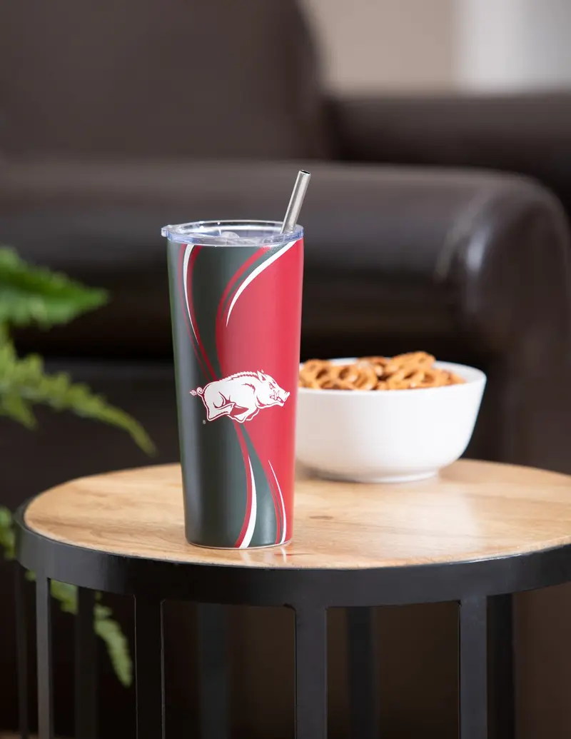 Stainless Steel Tumbler, 20oz, University of Arkansas