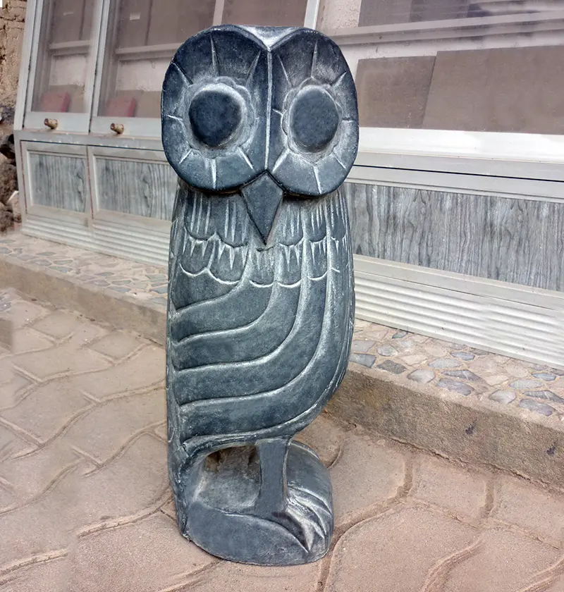 Standing Owl Set of 2 By Garden Age Supply