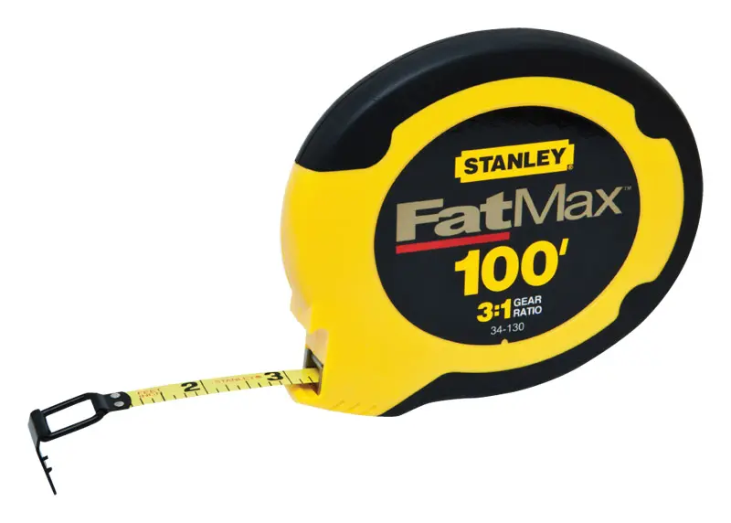 Stanley FatMax 100 ft. L X 0.38 in. W Compact Wide Blade Long Tape Measure 1 pk - Deal of The Week