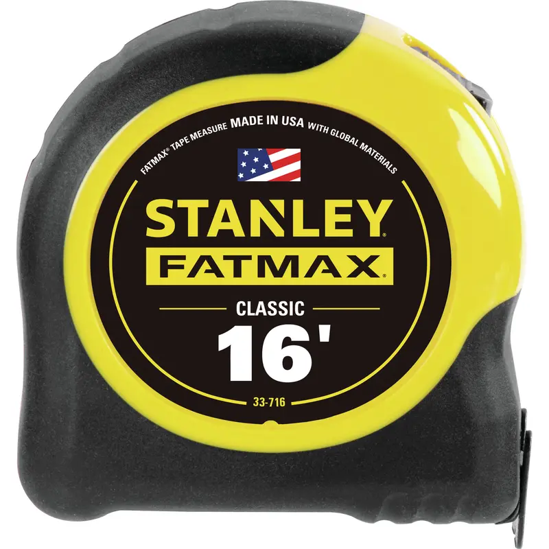 Stanley FatMax 16 ft. L X 1.25 in. W Compact Wide Blade Tape Measure 1 pk - Deal of The Week