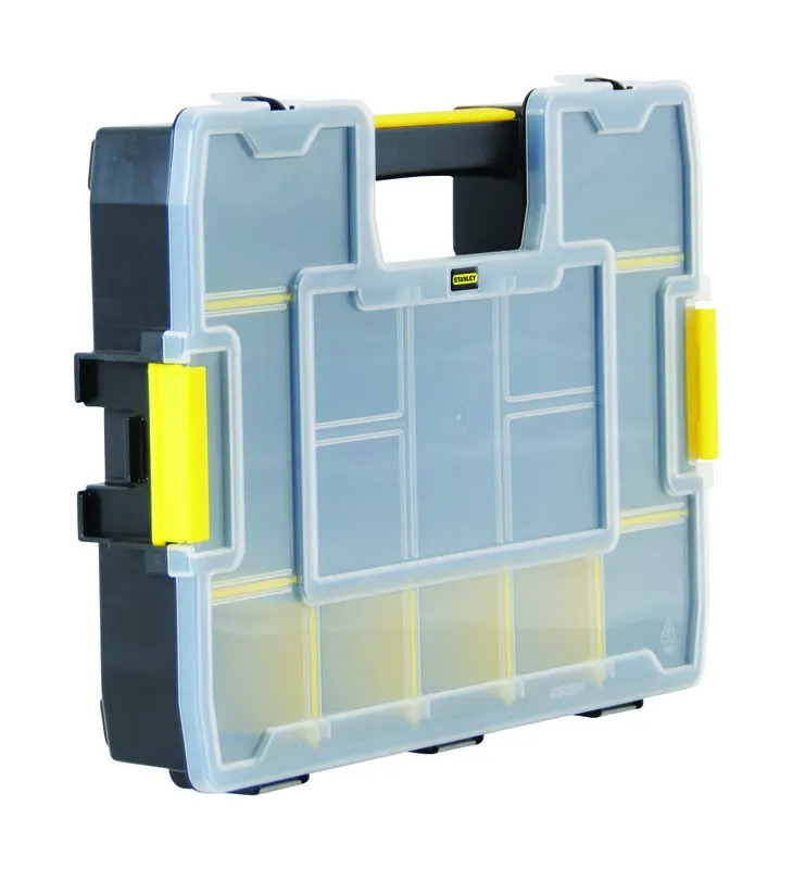 STANLEY Sort Master Junior 14.8 in. Organizer Black/Yellow - Deal of The Week