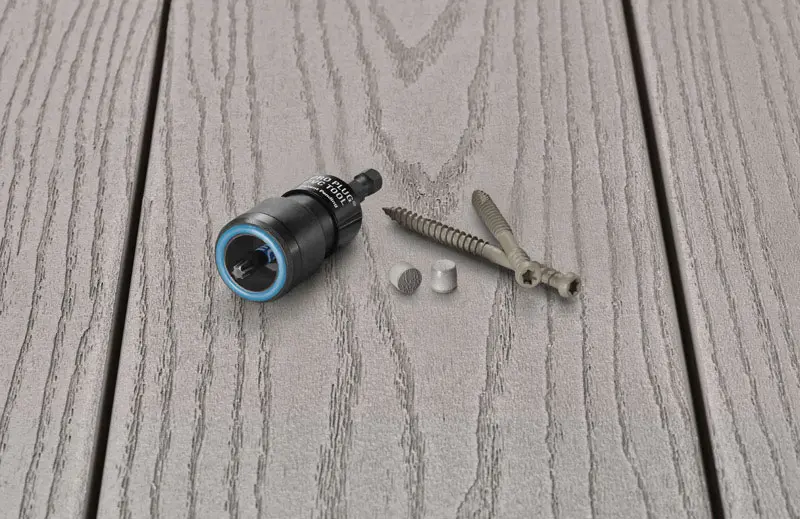 Starborn Pro Plug No. 10 X 2-3/4 in. L Slate Gray Star Trim Head Deck Screws and Plugs Kit 1 pk - Deal of The Week