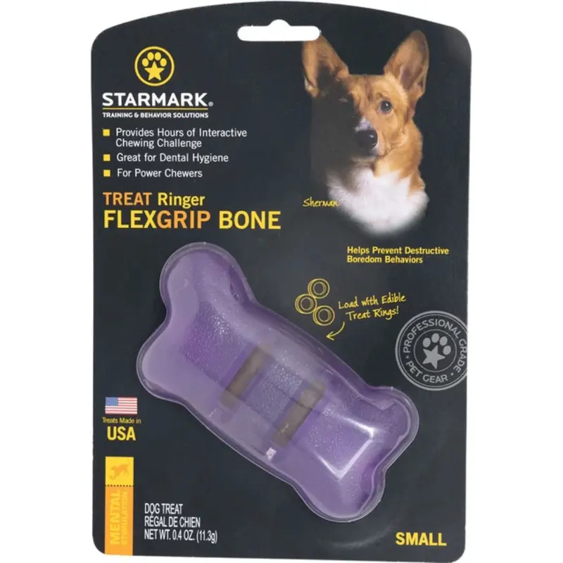 Starmark Usa Small Treat Flexgrip Bone