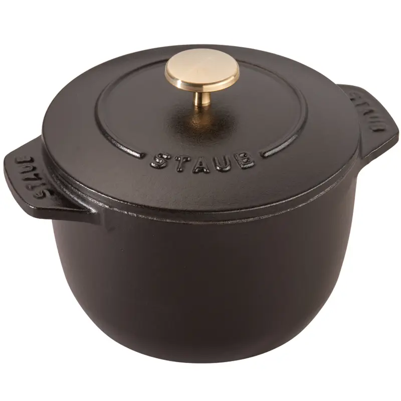 Staub Cast Iron 0.75-Quart Petite French Oven - Matte Black