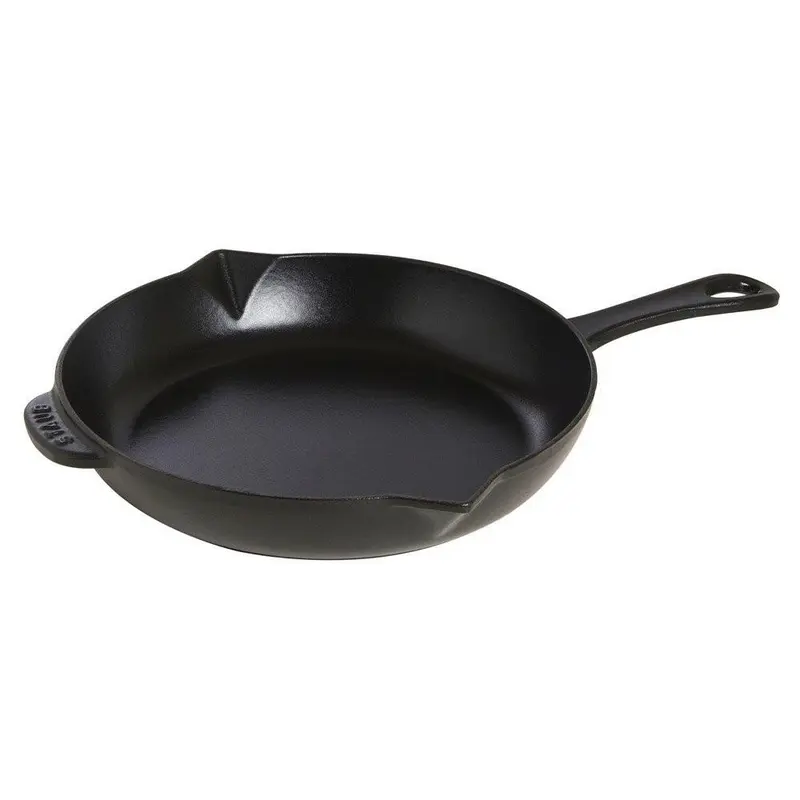Staub Cast Iron 12'' Fry Pan - Matte Black