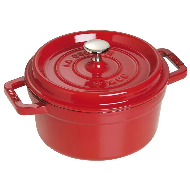Staub Cast Iron 2.75-Quart Round Cocotte - Cherry