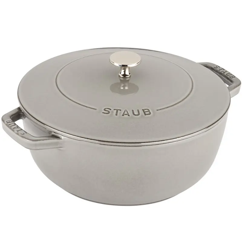 Staub Cast Iron 3.75-Quart Essential French Oven - Graphite Grey