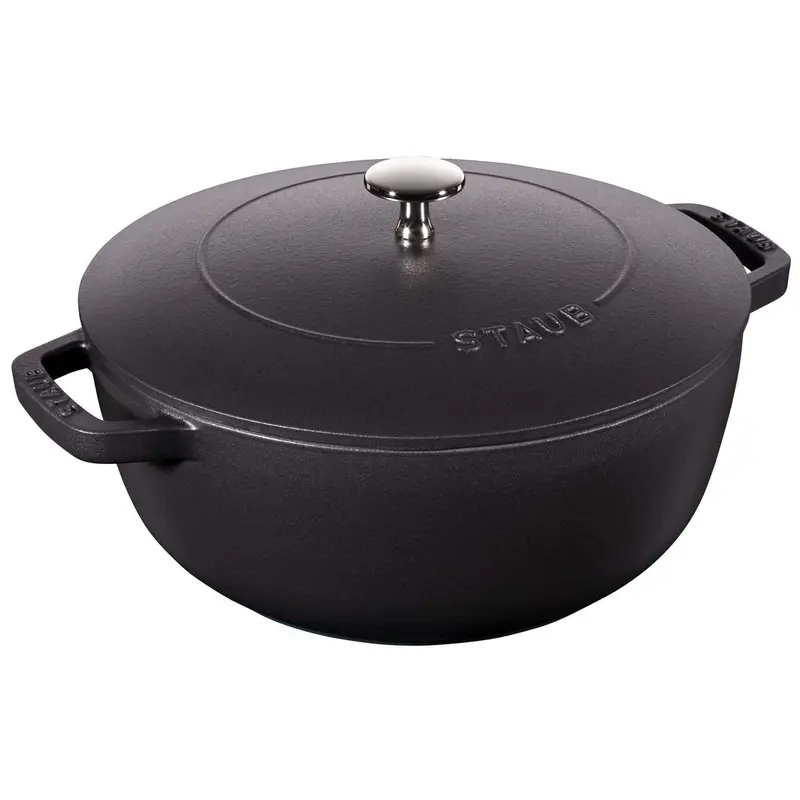 Staub Cast Iron 3.75-Quart Essential French Oven - Matte Black