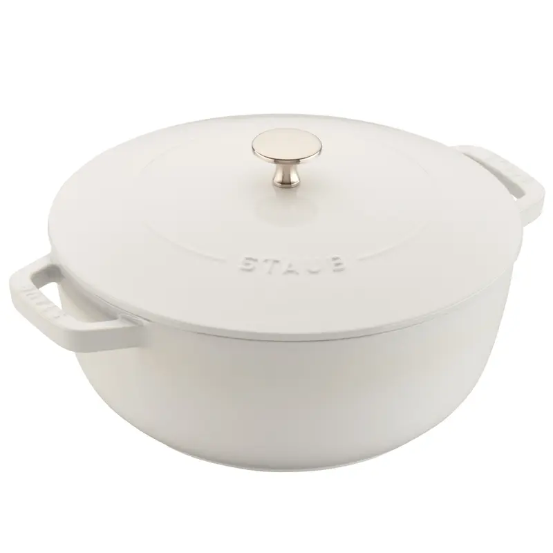 Staub Cast Iron 3.75-Quart Essential French Oven - White