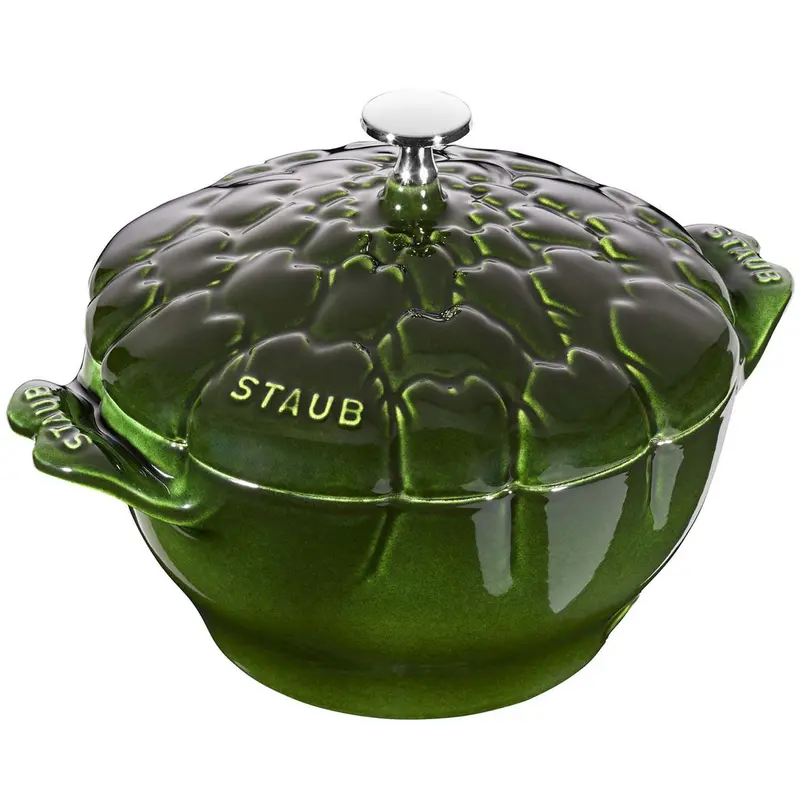 Staub Cast Iron 3-Quart Artichoke Cocotte - Basil
