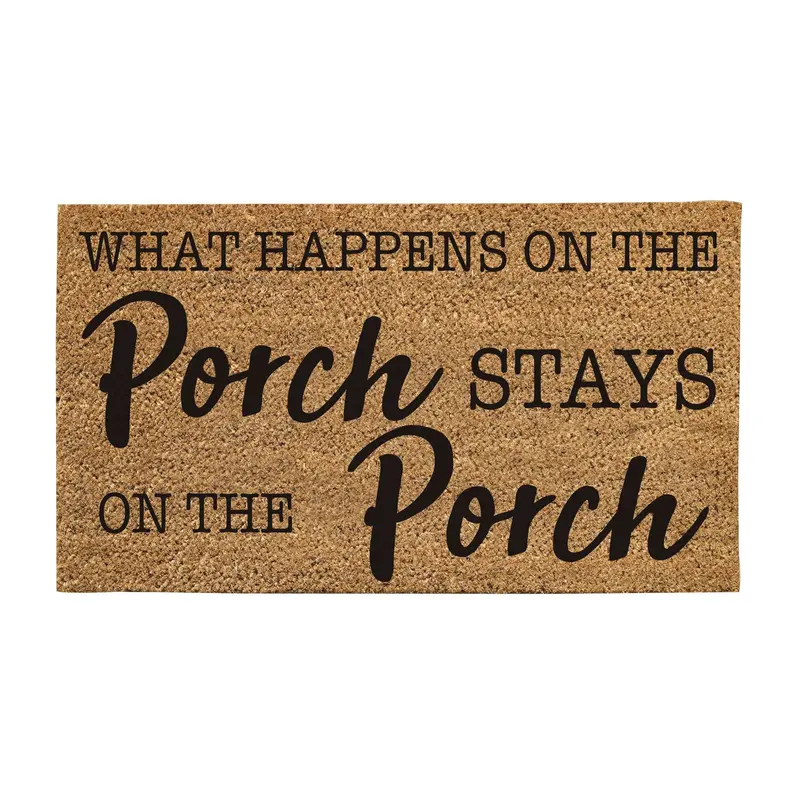 Stays on the Porch Coir Mat,2rm1110