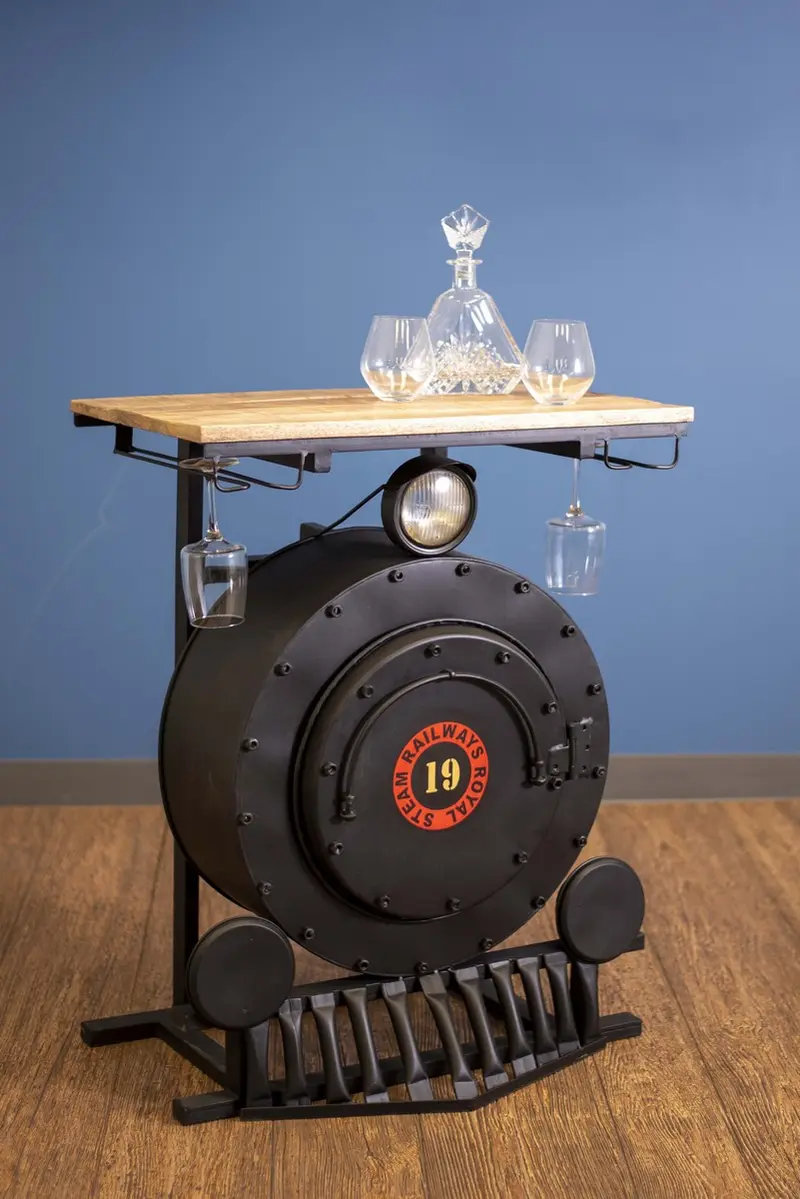 Steam Engine Bar Counter By Homeroots