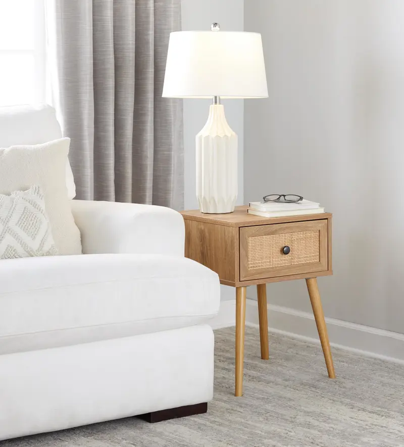 Stella 23" Ceramic Table Lamp Cream By LumiSource
