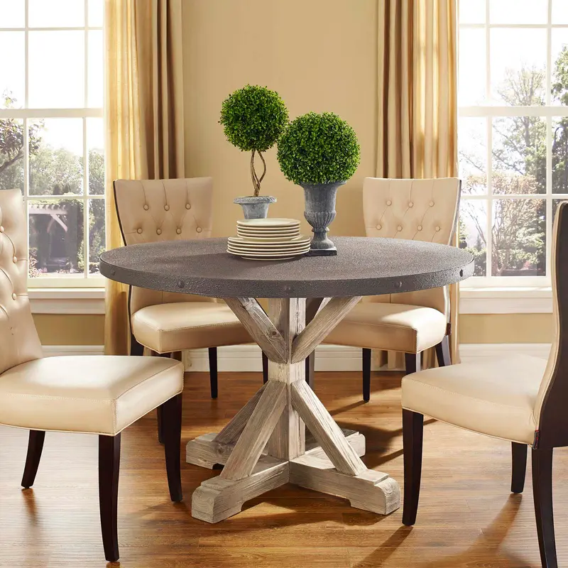 Stitch Round Wood Top Dining Table By Modway - EEI-1207