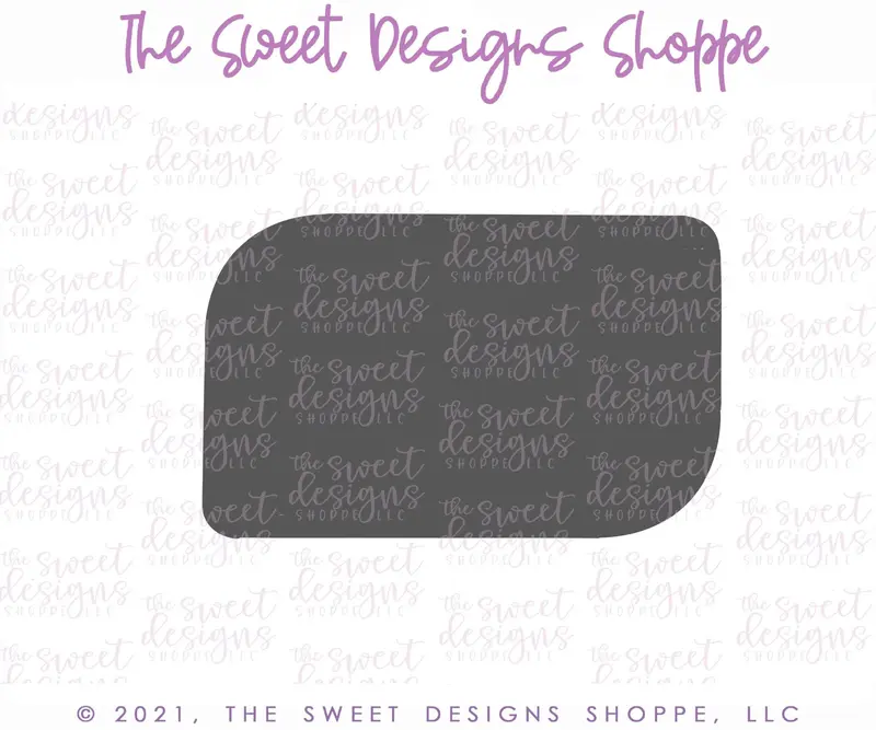Stretch Oval Plaque A - Cookie Cutter