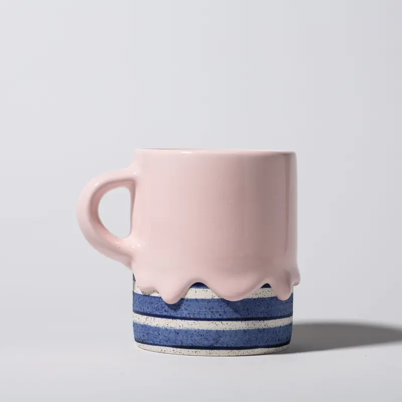 Stripe Cylinder Mug