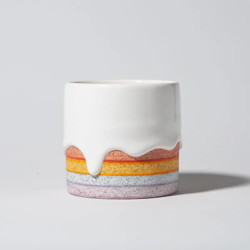 Stripe Squat Cylinder