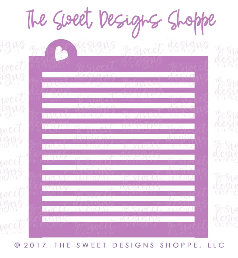 Stripes #1 Stencil - (4mm On & 4mm off Wide Stripes)
