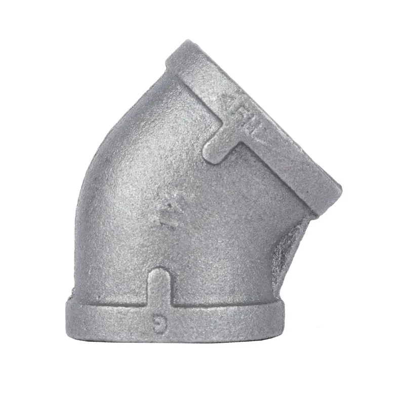 STZ Industries 1-1/2 in. FIP each X 1-1/2 in. D FIP Black Malleable Iron 45 Degree Elbow - Open Box