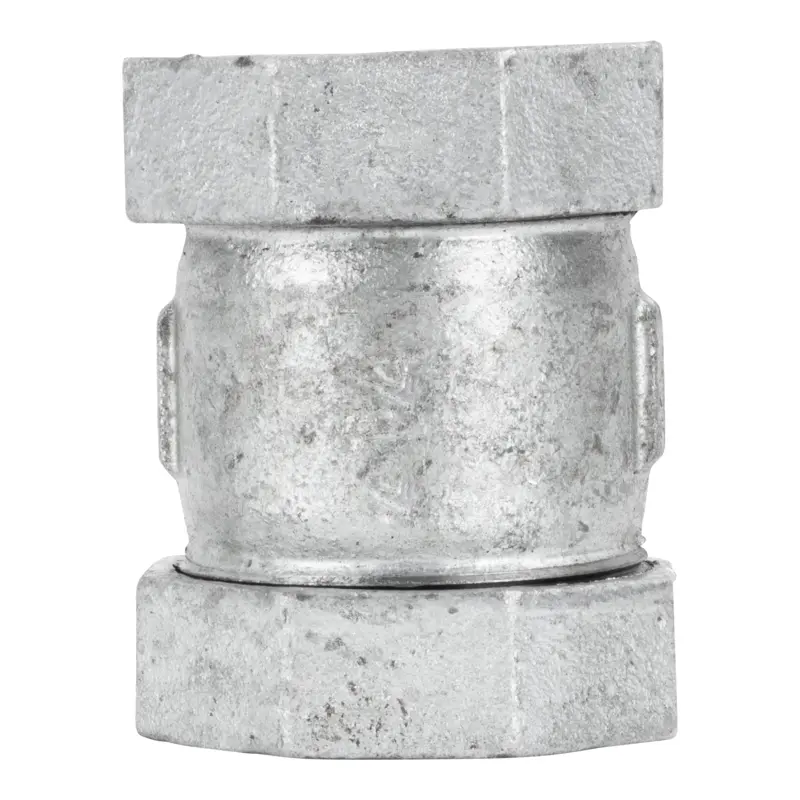 STZ Industries 1-1/4 in. Compression X 1-1/4 in. D Compression Galvanized Malleable Iron 3 in. L Cou - Open Box