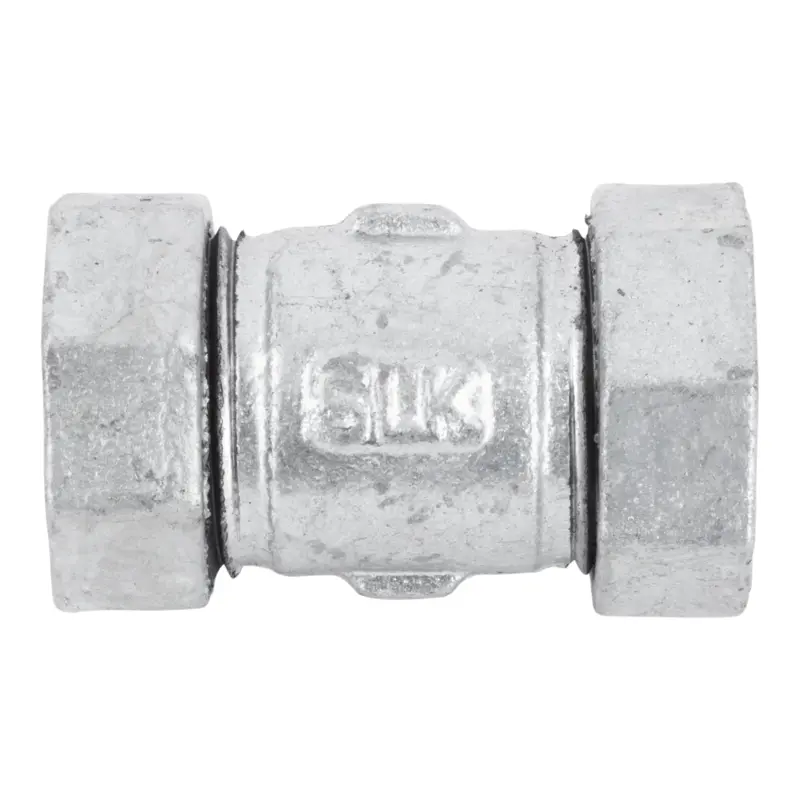 STZ Industries 1/2 in. Compression X 1/2 in. D Compression Galvanized Malleable Iron 3 in. L Couplin - Open Box
