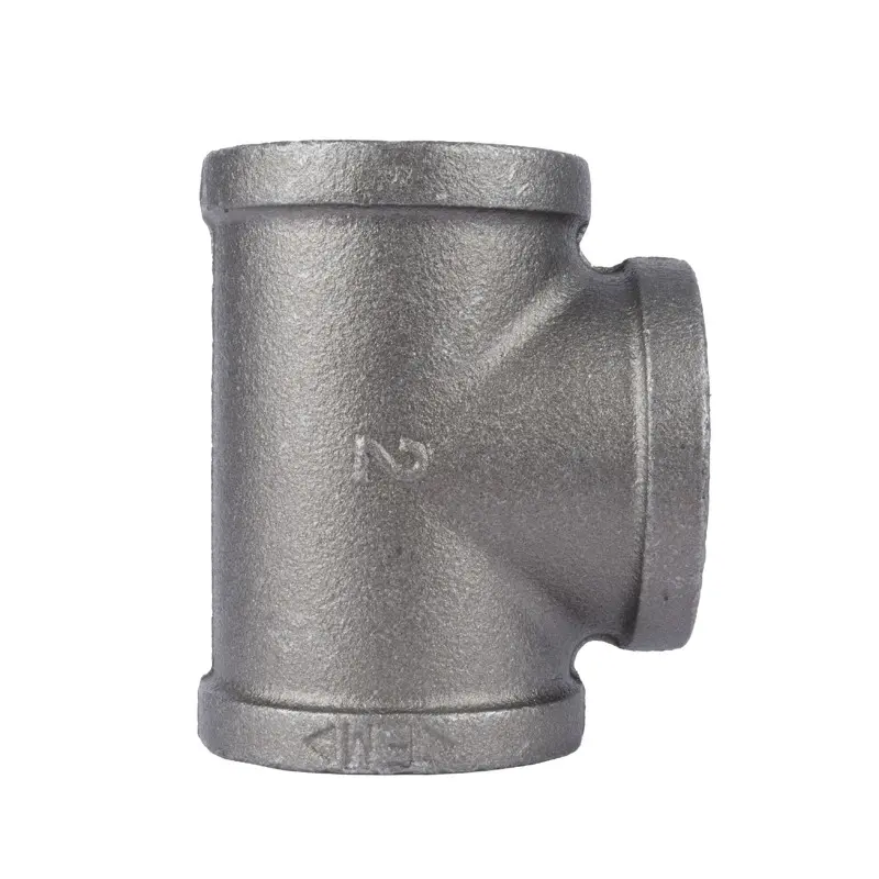 STZ Industries 2 in. FIP each X 2 in. D FIP 2 in. D FIP Black Malleable Iron Tee - Open Box