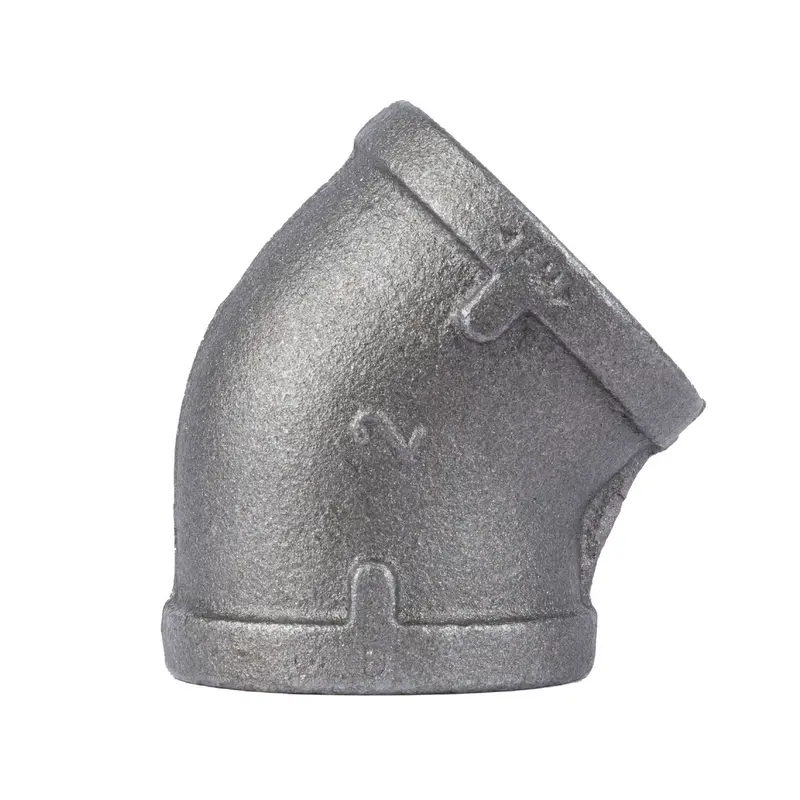 STZ Industries 2 in. FIP each X 2 in. D FIP Black Malleable Iron 45 Degree Elbow - Open Box