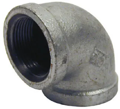 STZ Industries 2 in. FIP each X 2 in. D FIP Galvanized Malleable Iron 90 Degree Elbow - Open Box
