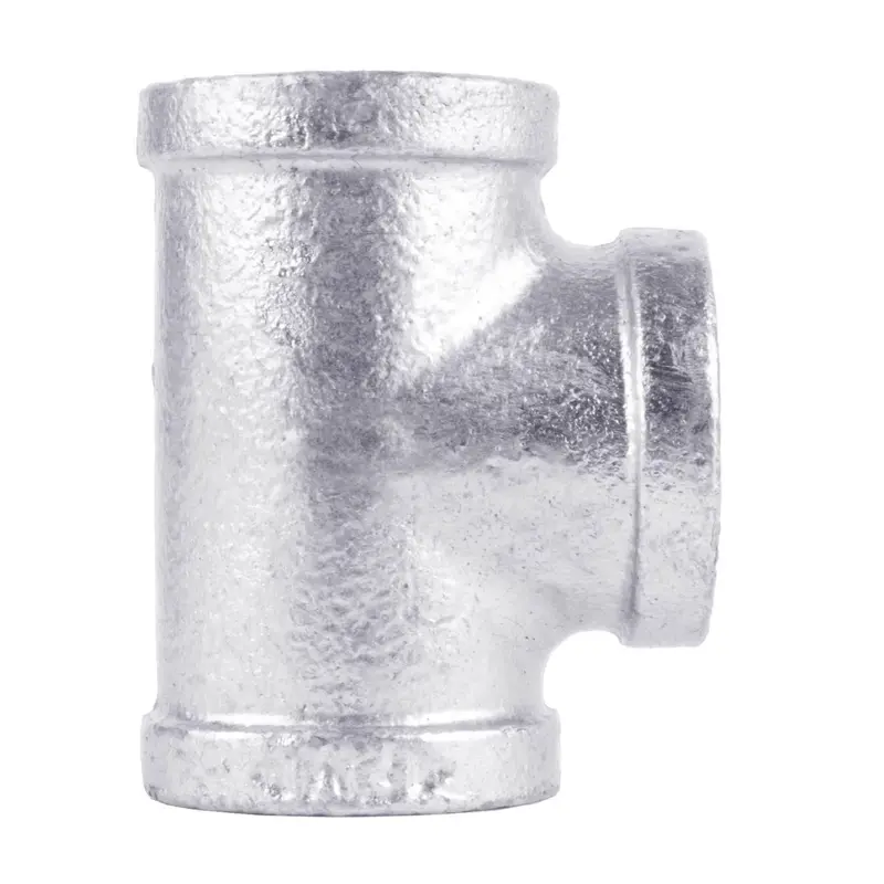 STZ Industries 4 in. FIP each X 4 in. D FIP 4 in. D FIP Galvanized Malleable Iron Tee - Open Box