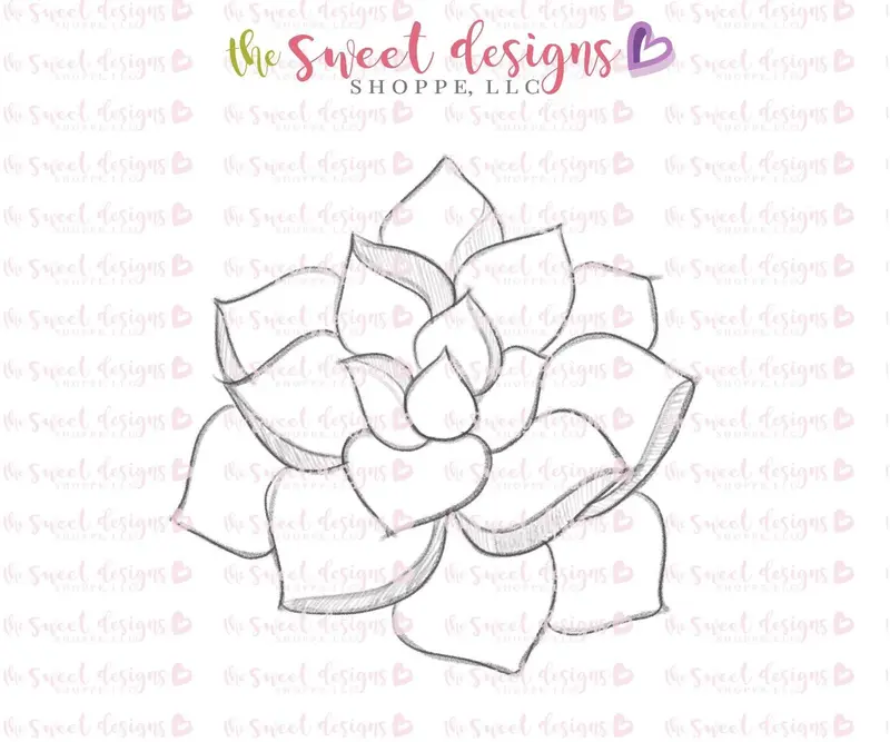 Succulent v2- Cookie Cutter