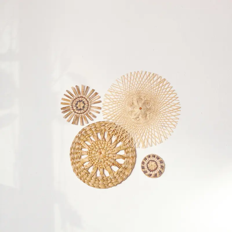 Suk Som - Wall Hanging DeCor (Set Of 4) By Thaihome