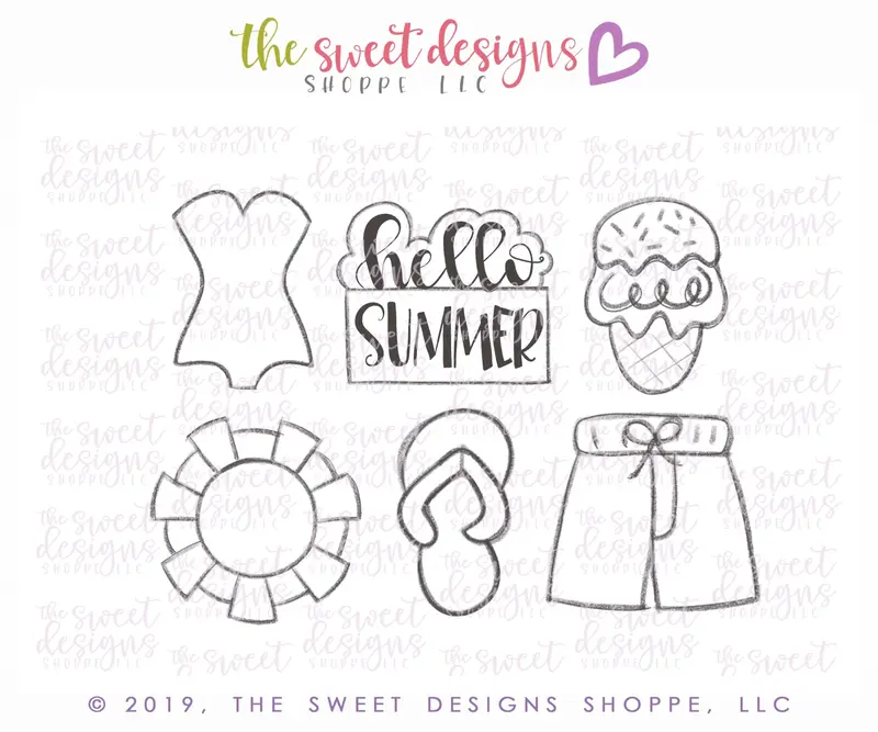 Summer Mini Set - Cookie Cutters
