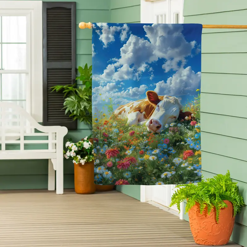 Summer Rest Suede House Flag