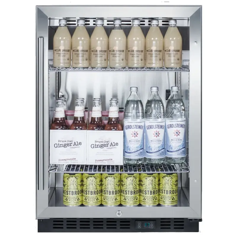 Summit SCR610BL - 24-Inch SS Commercial Beverage Center
