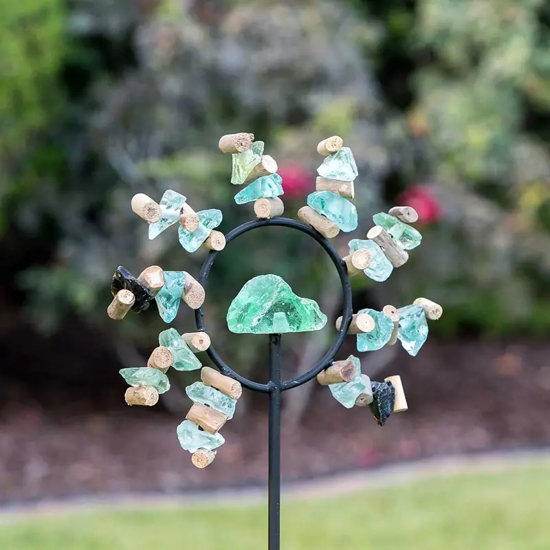 Sun Garden Stake Set of 4 By Garden Age Supply