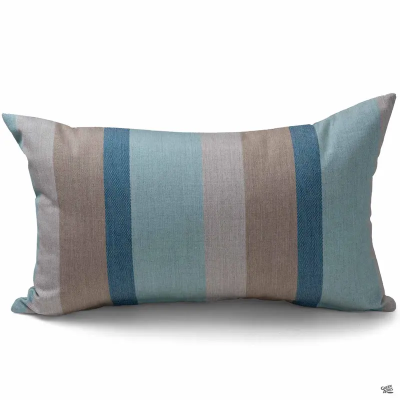 Sunbrella® Outdoor All-Weather Lumbar Pillow | Gateway Mist