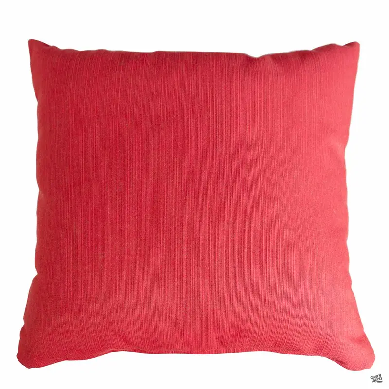 Sunbrella® Outdoor All-Weather Throw Pillow | Dupione Crimson