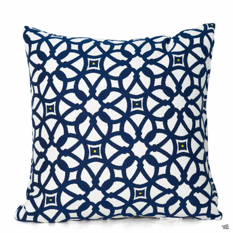 Sunbrella® Outdoor All-Weather Throw Pillow | Luxe Indigo
